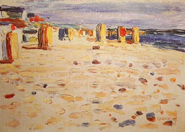 Wassily Kandinsky — Beach Baskets In Holland, 1904