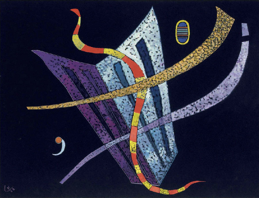 Wassily Kandinsky — The opening, 1938