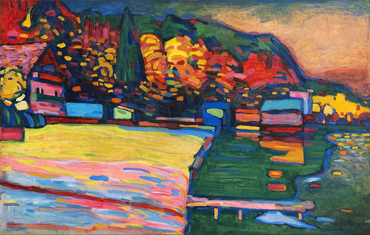 Wassily Kandinsky — Lake Starnberg, 1908