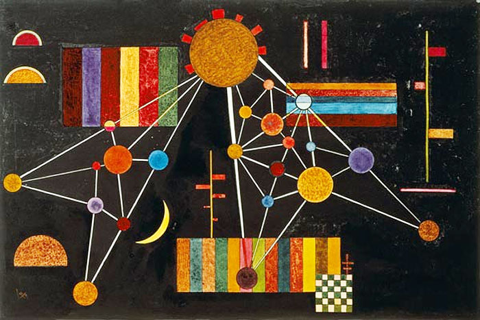 Wassily Kandinsky — Network of above, 1927