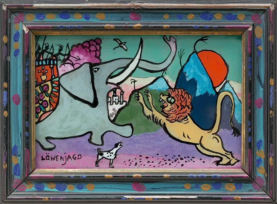 Wassily Kandinsky、VERHALTEN、海外版超希少レゾネ Wassily Kandinsky — Lion Hunt, 1911