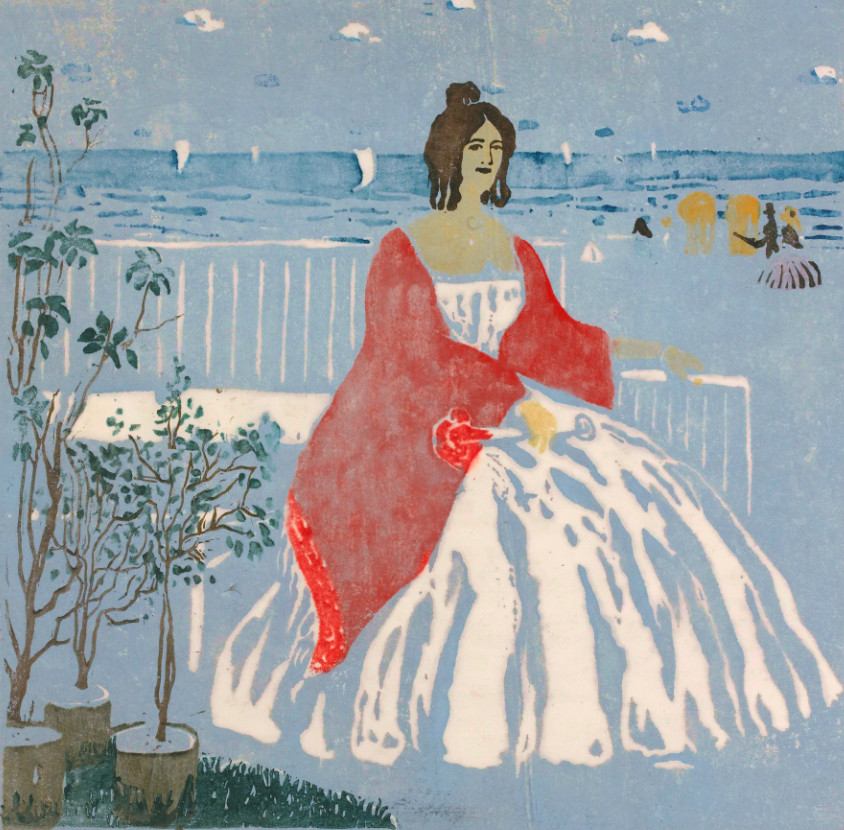 Wassily Kandinsky — On the beach, 1903