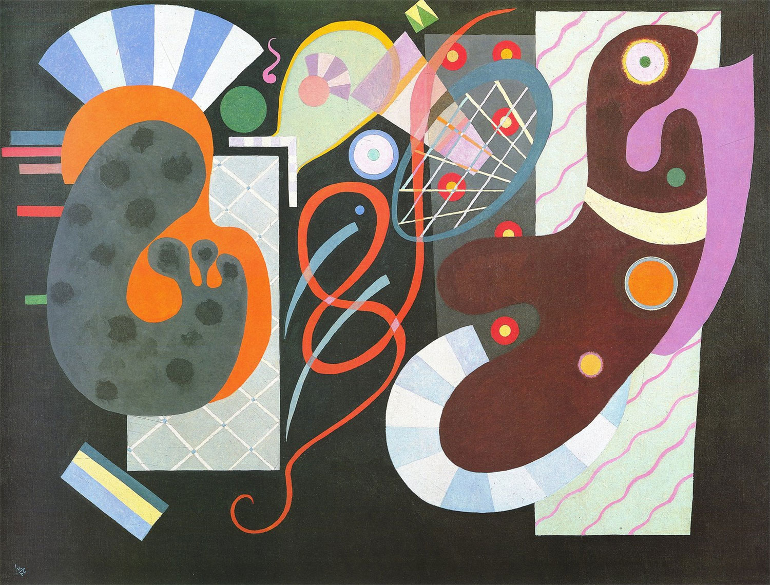 Wassily Kandinsky — Red knot, 1936