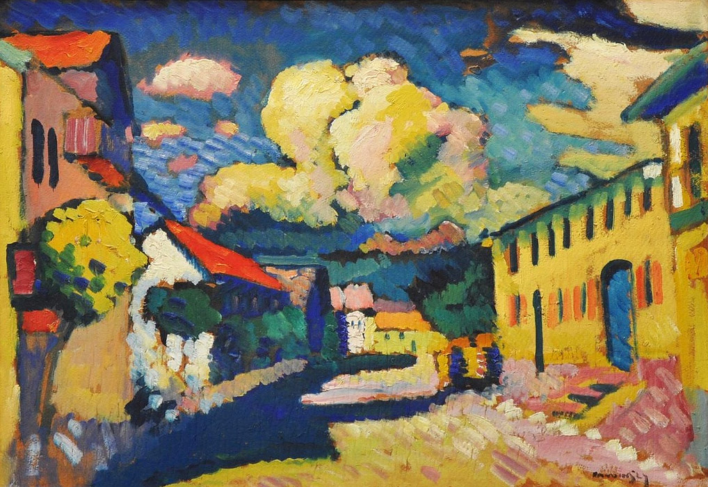 Wassily Kandinsky — Murnau. A Village Street, 1908