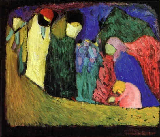 Wassily Kandinsky — Encounter, 1908