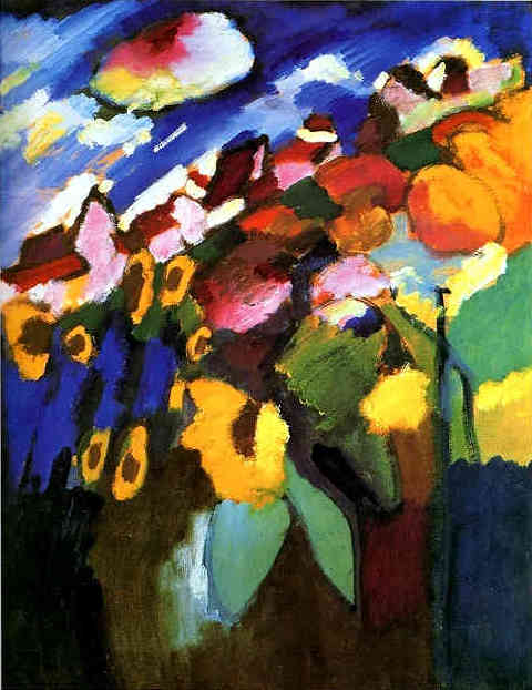 Murnau. Garden (1909)  by Wassily Kandinsky